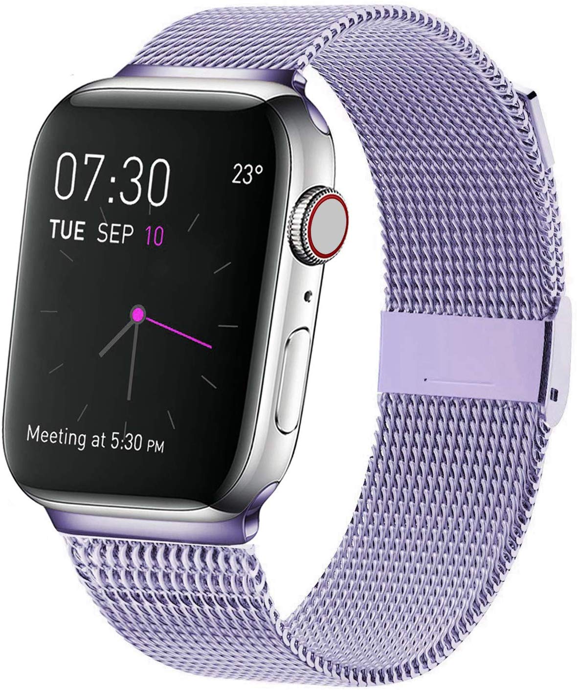 Premium Color Stainless Steel Magnetic Milanese Loop Strap Wristband